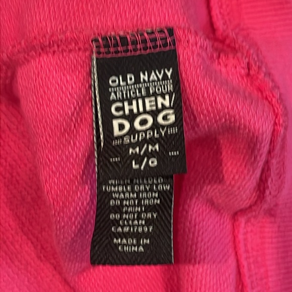 NWT Old Navy “Princess” dog hoodie. (M/L).  100% cotton - Picture 8 of 8